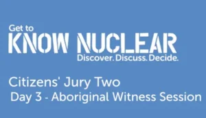 Citizens jury two. Day 3- Aboriginal Witness Session