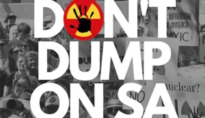 Dont dump on SA rally poster, 2017