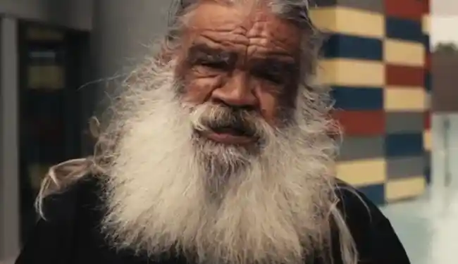 Barngarla traditional owner speaking to camera